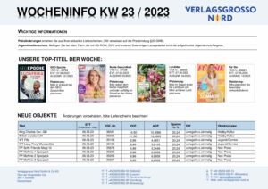 Wocheninfo KW 23_2023 Kurzinformation